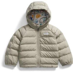The North Face Kids Reversible Perrito Jacket Size 7 Clay Grey NWT